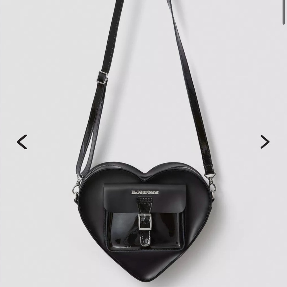 Dr. Martens Black Heart-Shaped Bag - Picture 6 of 6